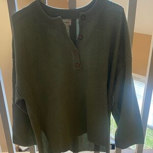 Heyson Sage Green Knit Cardigan